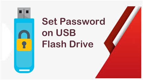 how to set password for usb drive in windows 10