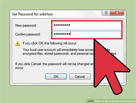 how to set password on desktop windows 7