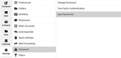 how to set password on specific app