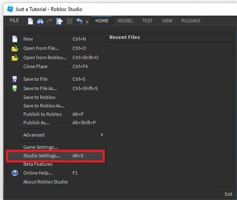 how to set roblox studio dark mode