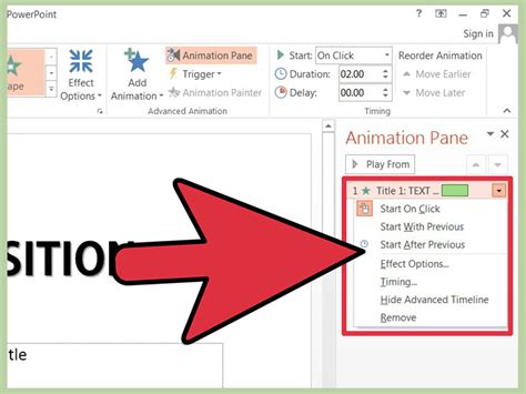 how to set text animation in powerpoint