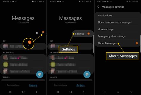 how to set text messages on android phone