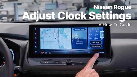 how to set the clock in a 2015 nissan rogue