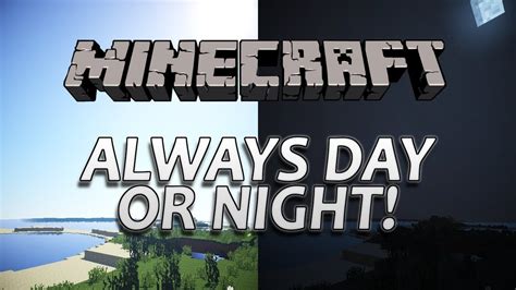how to set time always day in minecraft java