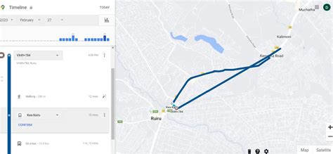 how to set timeline on google maps