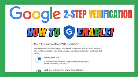 how to set up 2 step verification google