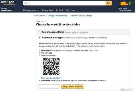 how to set up 2 step verification on amazon