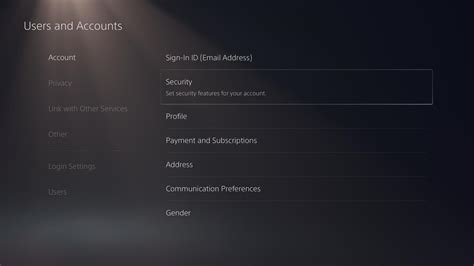 how to set up 2 step verification ps5