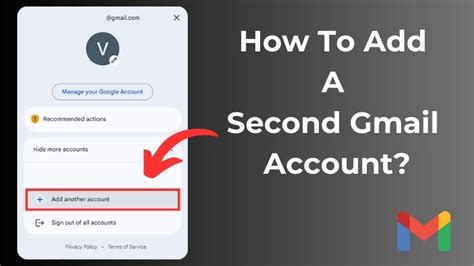 how to set up a second gmail account on my computer
