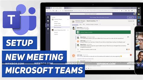 how to set up a video meeting on microsoft teams
