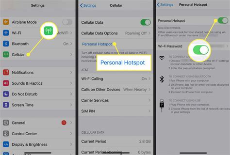 how to set up bluetooth tethering on iphone