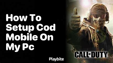 how to set up cod mobile on pc