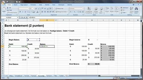 how to set up double entry accounting in excel