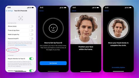 how to set up face id and passcode on iphone