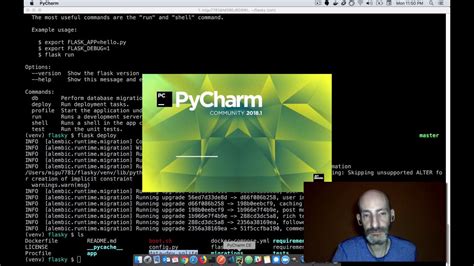 how to set up flask in pycharm
