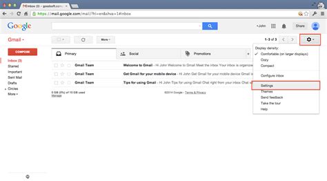 how to set up forwarding in gmail