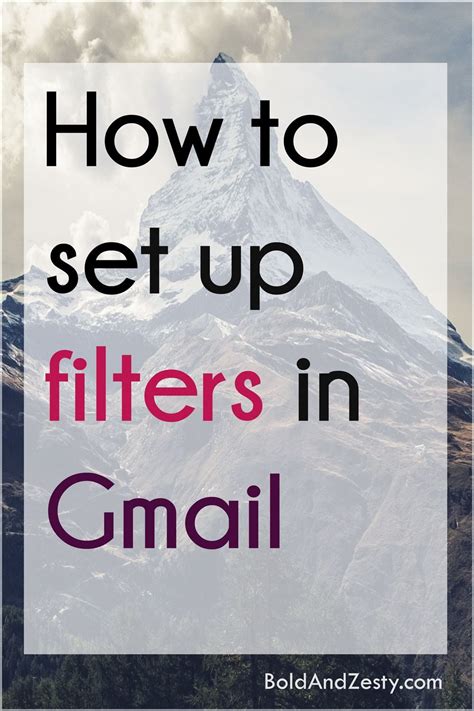 how to set up gmail filter on iphone