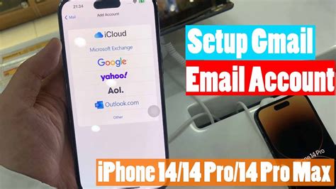 how to set up gmail in iphone 14