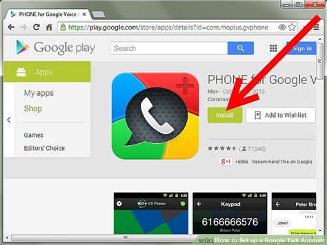 how to set up google talk on android