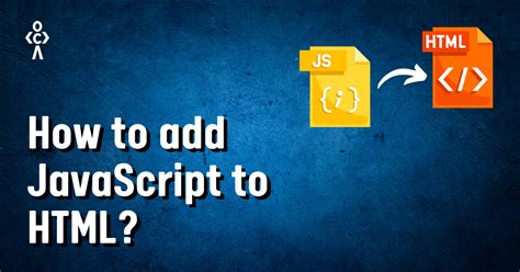 how to set up javascript in html