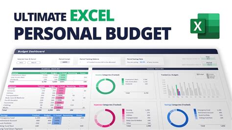 how to set up personal finances in excel