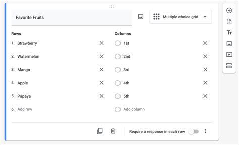 how to set up ranked choice voting in google forms