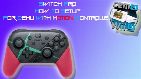 how to set up switch pro controller on cemu