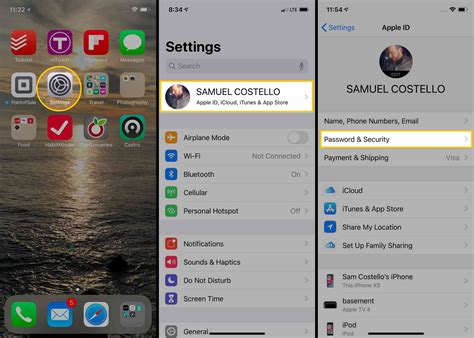 how to set up two factor authentication on iphone 11