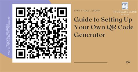 how to set up your own qr code