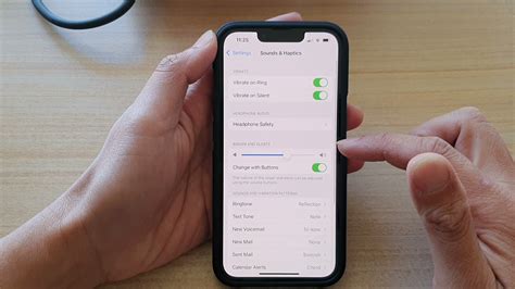 how to set volume button on iphone