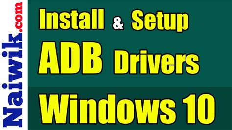how to setup adb on windows 10