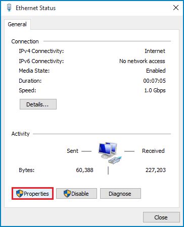 how to setup internet connection on windows 10