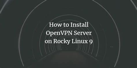 how to setup vpn server on linux