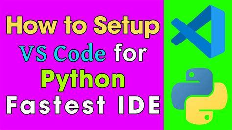 how to setup vscode for python programming