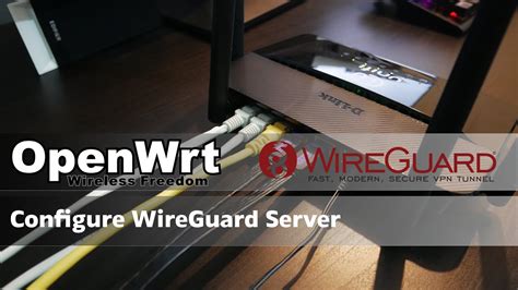how to setup wireguard server on openwrt
