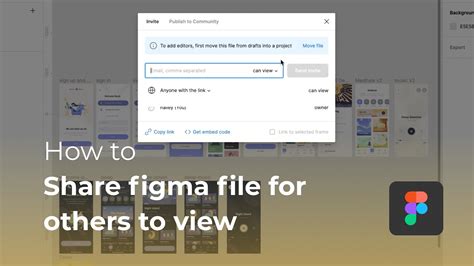 how to share figma file with others