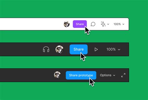 how to share figma link