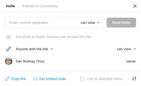 how to share figma with developers