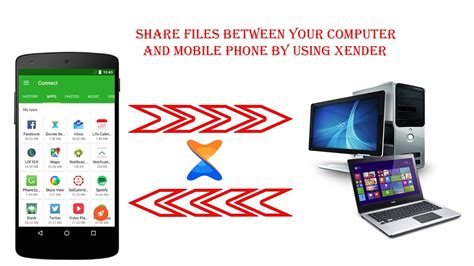 how to share file from phone to pc using xender