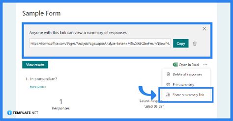 how to share microsoft forms for editing