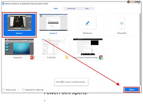 how to share powerpoint on zoom and still see notes