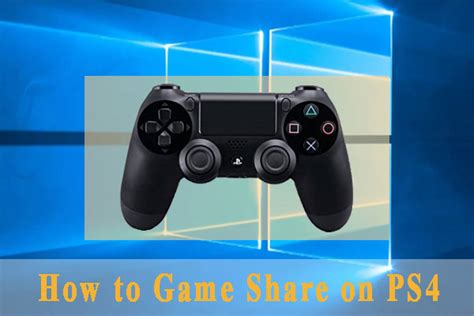 how to share ps4 games on same console
