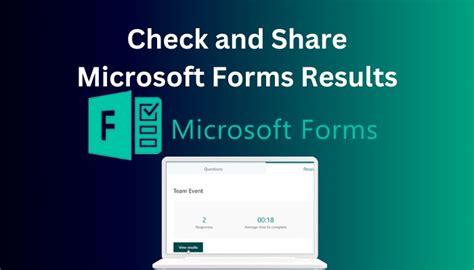 how to share survey results in microsoft forms