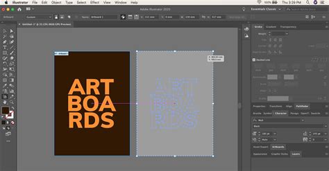 how to shift artboard in illustrator