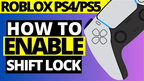 how to shift lock on roblox ps4 controller