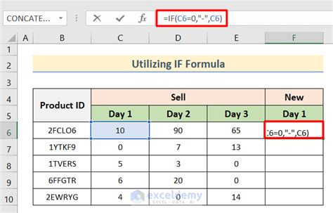 how to show - instead of 0 in excel