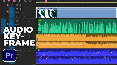 how to show audio keyframes in premiere pro