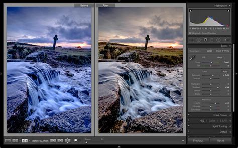 how to show before and after in lightroom classic