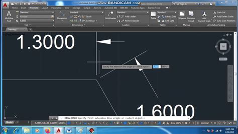 how to show dimensions in autocad