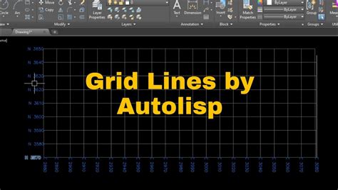 how to show grid lines in autocad